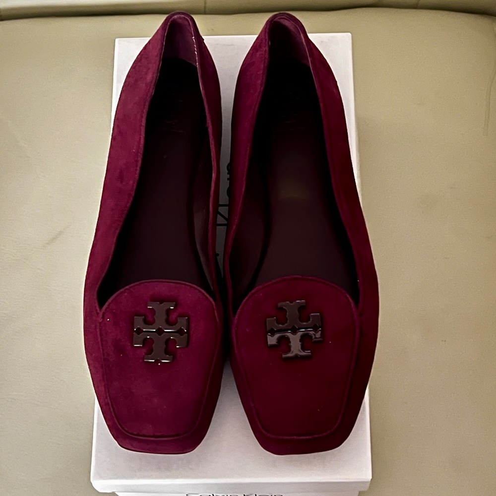 Tory Burch Port Fitz Suede Loafers